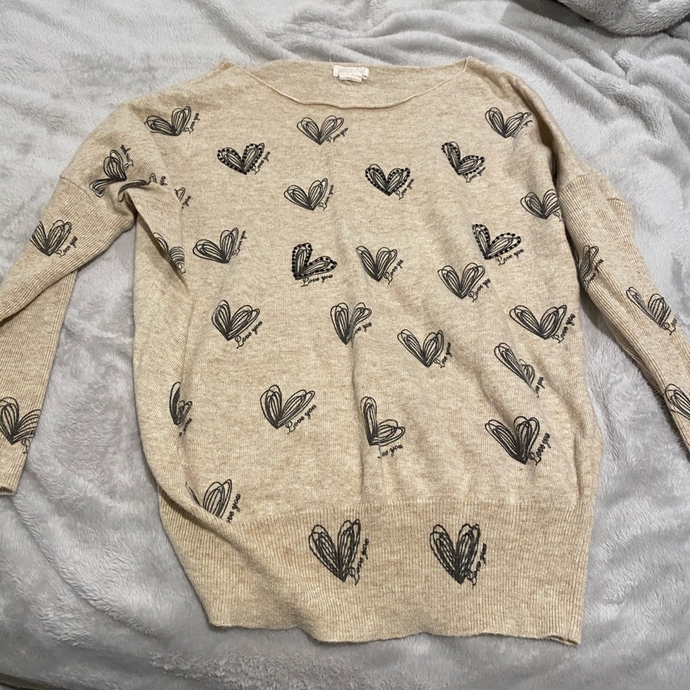 Molly Bracken heart sweater